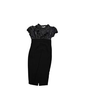 Elegant Black Women's Dress- Missing  a button
